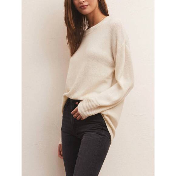 NEW Z SUPPLY silas pullover sweater in sandstone - Picture 3 of 4